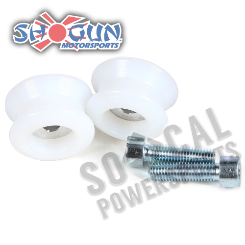 Shogun Motorsports - Shogun Motorsports Swingarm Slider - White - 701-0340