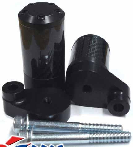 Shogun Motorsports - Shogun Motorsports Carbon S5 Fiber Frame Sliders - 710-4819