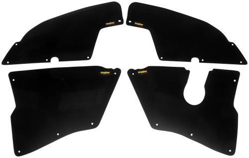 Maier Mfg - Maier Mfg Inner Fender Splash Guards - Black - 196100