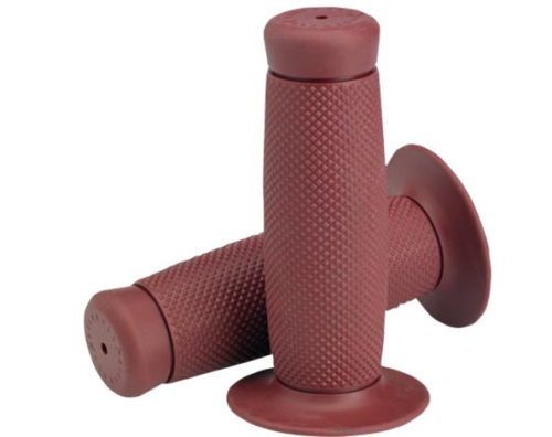Biltwell Inc. - Biltwell Inc. Renegade Grips for 7/8in. Handlebars - Oxblood - GR-REN-78-OX