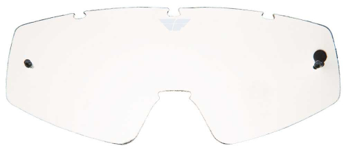 Fly Racing - Fly Racing Anti-Fog Lexan Lens for Focus and Zone Goggles - Chrome/Clear - 37-2420