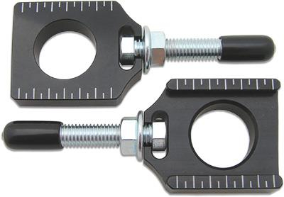 Bolt MC Hardware - Bolt MC Hardware Chain Adjuster Block - Black - CHAD-KX.BLK