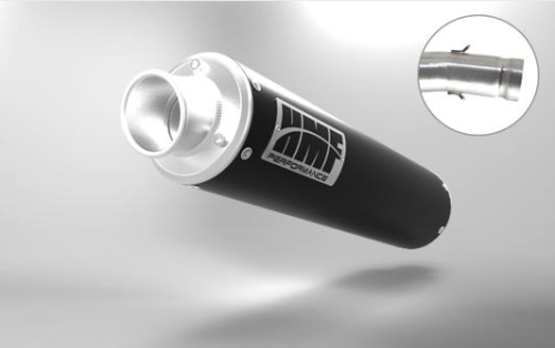 HMF Engineering - HMF Engineering Performance Series Slip-On - Spring Mount - Black - Turn Down Brushed - 014253686171