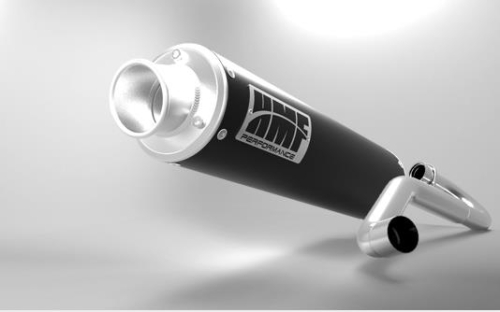 HMF Engineering - HMF Engineering Performance Series Full System Exhaust - Side Mount - Black - Turn Down Brushed - 019674606171