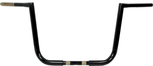 Todds Cycle - Todds Cycle 1-1/4in. Strip Handlebar - 13in. - Gloss Black - 0601-2721