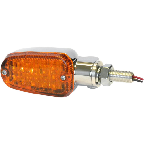 K&S Technologies - K&S Technologies DOT Incandescent Marker Lights - 3 wires - Chrome/Amber - 25-5312