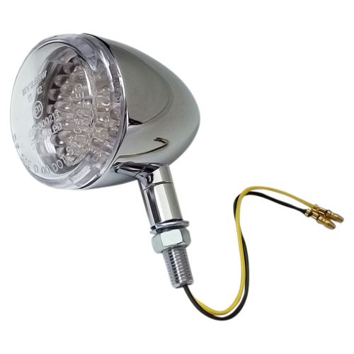 K&S Technologies - K&S Technologies DOT LED Marker Lights - 2 wires - Chrome/Clear - 26-5313
