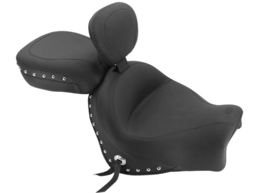 Mustang - Mustang Two-Piece Seat with Driver Backrest - Studded - 79780