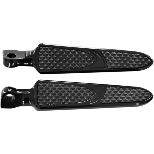 Carl Brouhard Designs - Carl Brouhard Designs Rapture Black Footpegs - FP-0001-R