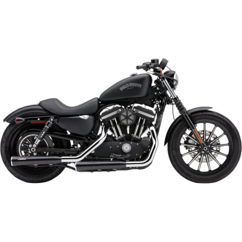 Cobra - Cobra 3in. RPT Slip-On Mufflers - Black - 6054B