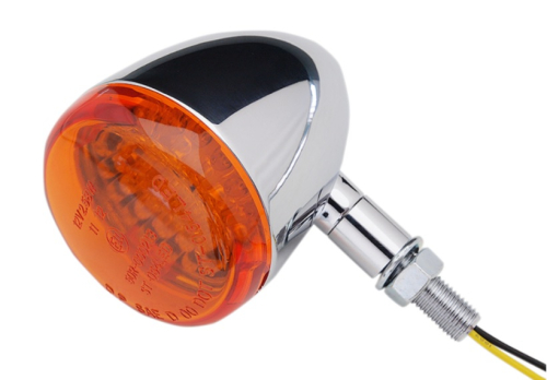 K&S Technologies - K&S Technologies DOT LED Marker Lights - 3 wires - Chrome/Amber - 26-5312