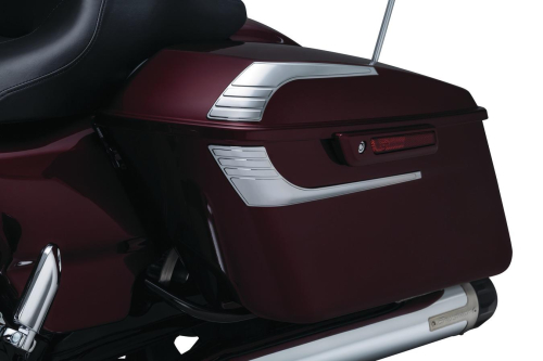 Kuryakyn - Kuryakyn Tri-Line Accents for Saddlebags - Chrome - 6908