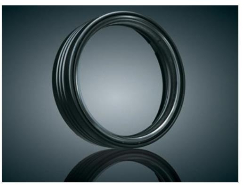 Kuryakyn - Kuryakyn LED Halo Trim Ring for Headlight - Gloss Black - 6918