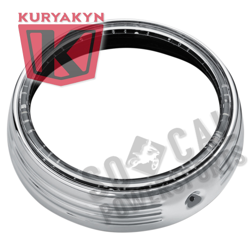 Kuryakyn - Kuryakyn LED Halo Trim Ring for Headlight - Chrome - 6917