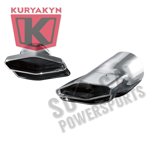 Kuryakyn - Kuryakyn Polygon Integrated Exhaust Tips - 7622
