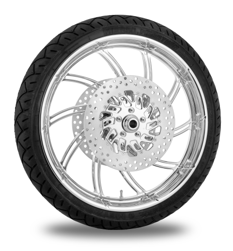 Performance Machine - Performance Machine Supra Front Wheel Package - 21x3.5in. - Chrome - 9204-7106R-SUP-CH
