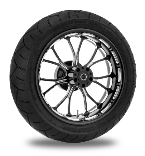 Performance Machine - Performance Machine Heathen Rear Wheel Package - 17x6in. - Platinum Cut - 9269-7716R-HEA-BMP