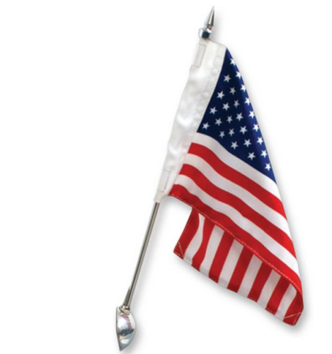 Rivco Products - Rivco Products Hard Bag Mounted Single Flag Holder Kit - FH600