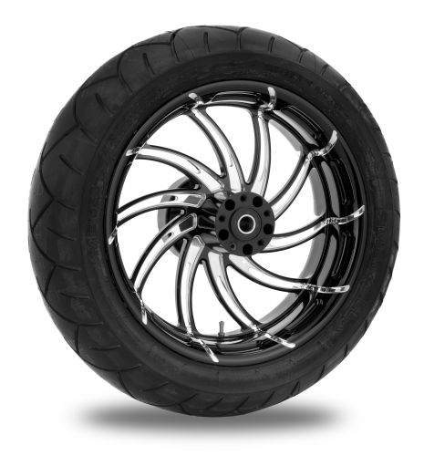 Performance Machine - Performance Machine Supra Rear Wheel Package - 17x6in. - Platinum Cut - 9269-7716R-SUP-BMP