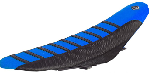 FLU Designs Inc. - FLU Designs Inc. Pro Rib Seat Cover - Black/Blue/Black - 35504