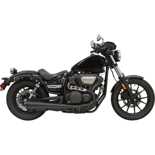 Bassani Manufacturing - Bassani Manufacturing Slip-On Megaphone Muffler - Black - 3B17RB