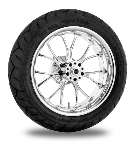 Performance Machine - Performance Machine Heathen Rear Wheel Package - 17x6in. - Chrome - 9270-7716R-HEA-CH