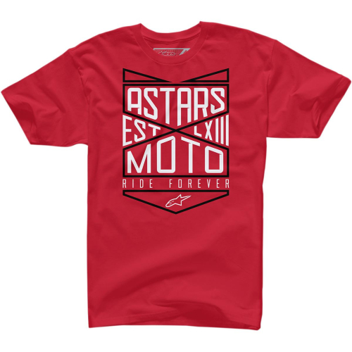 Alpinestars - Alpinestars Ride Forever T-Shirt - 100372711030M - Red - Medium