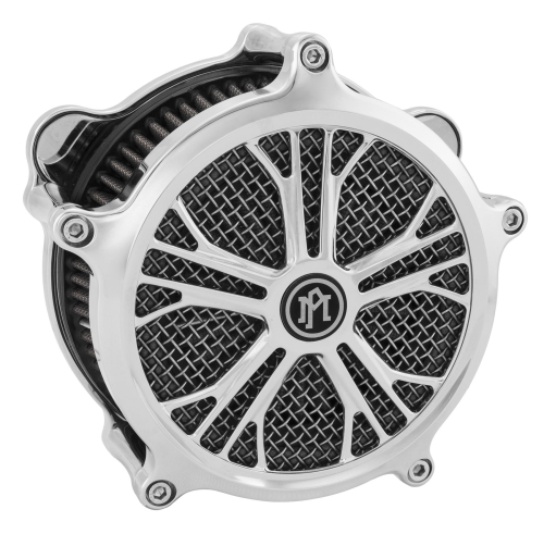 Performance Machine - Performance Machine Dixon Universal Super Gas Air Cleaner Faceplate - Chrome - 0206-2010DXN-CH
