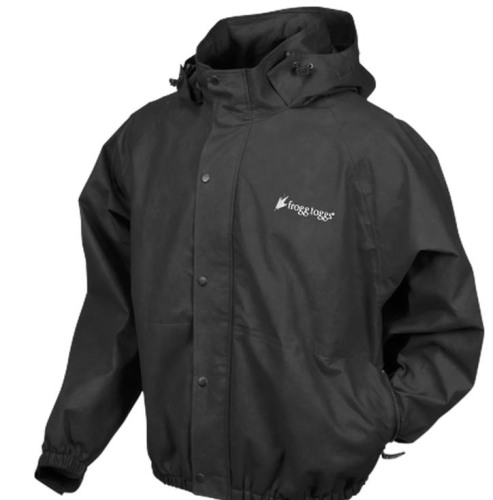 Frogg Toggs - Frogg Toggs Pro Action Rain Jacket - PA63122-01XXX - Black - 3XL