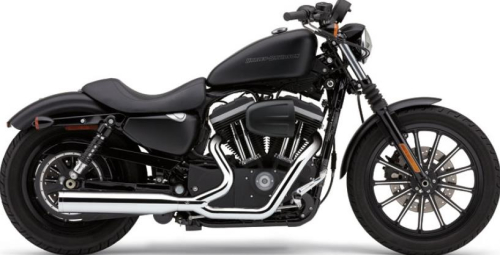 Cobra - Cobra 2-Into-1 Exhaust System - Black - 6462B