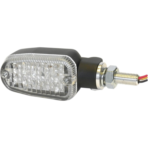 K&S Technologies - K&S Technologies DOT LED Marker Lights - 3 wires - Black/Clear - 26-7705BK