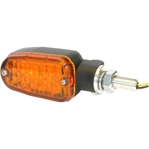 K&S Technologies - K&S Technologies DOT LED Marker Lights - 2 wires - Black/Amber - 26-7700BK