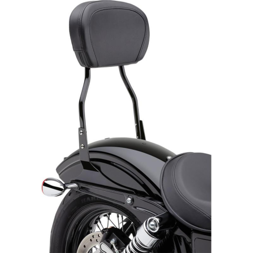 Cobra - Cobra Short Round Sissy Bar - Black Powder-Coated - 602-1250B