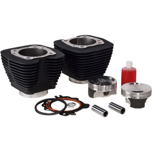 Revolution Performance - Revolution Performance Bolt-On Big Bore Kit (98in. Flat Top) - Bore 3.938in. - 9.75:1 Compression - Black - 201-112W