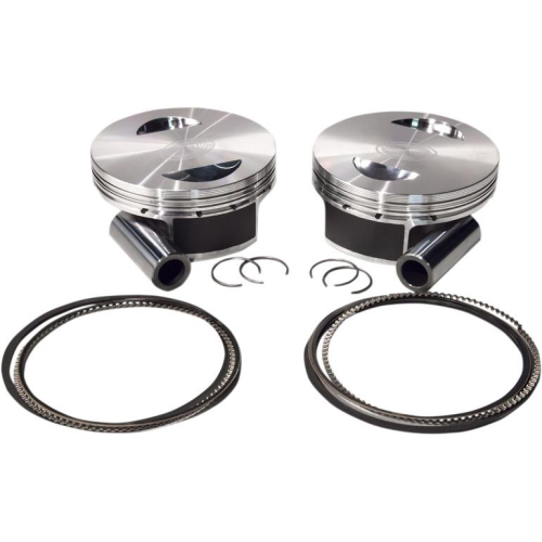 Revolution Performance - Revolution Performance Monster Big Bore Piston Kit (127in. Flat Top) - Bore 4.25in. - 11:1 Compression - 301-112W