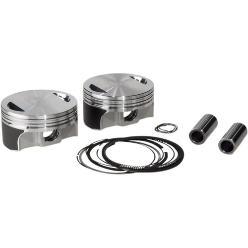 Revolution Performance - Revolution Performance Monster Big Bore Piston Kit (131in. Flat Top) - Bore 4.25in. - 11:1 Compression - 301-114W