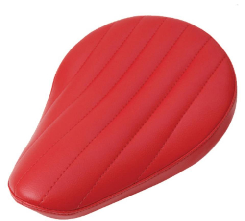 Sullys Customs - Sullys Customs Diamond Stitch Solo Seat - Red - SCRD