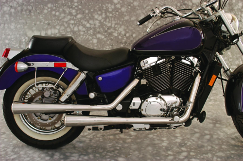 Mac - Mac Fat Stakkers 2 1/4in. Exhaust System with Megaphones - 001-0223