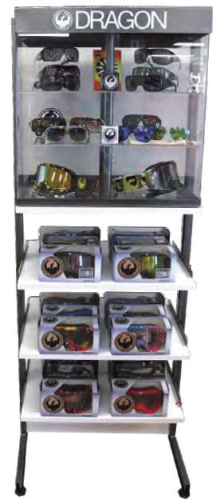 Dragon Alliance - Dragon Alliance Tray Base with Shelves Display Case - 724-2479