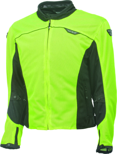 Fly Racing - Fly Racing Flux Air Mesh Jacket (2017) - #5220 477-4045~2 - Hi-Vis Yellow - Medium