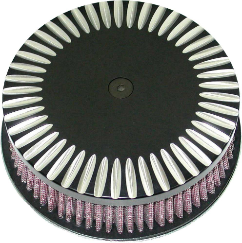 HardDrive - HardDrive HP Custom Round Air Cleaner - Notch - Black - 120320