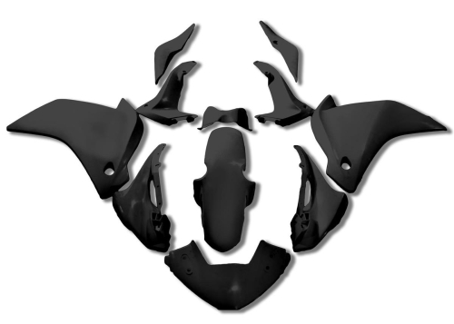 Yana Shiki - Yana Shiki Fairing Kit - Black - BKH212BCK