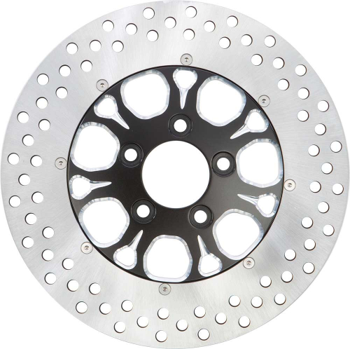 HardDrive - HardDrive Revolver 11.5in. Two-Piece Brake Rotor - Black - F2122ARU115-2P