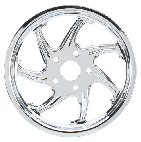HardDrive - HardDrive Flow Custom Pulley - 66T x 1in. - Chrome - F2120C66BU