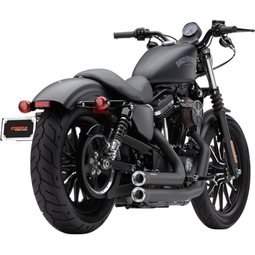 Cobra - Cobra Speedster Exhaust with PowerPort and RacePro Tip - Black - 6784B