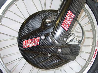 LightSpeed - LightSpeed Carbon Fiber Front Disc Guard - 131-00040