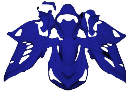 Yana Shiki - Yana Shiki Fairing Kit - Blue - BKK311BLU