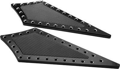 Precision Billet - Precision Billet Cylent Passenger Billet Floorboards - Black - CYL-420-BG0-BLK