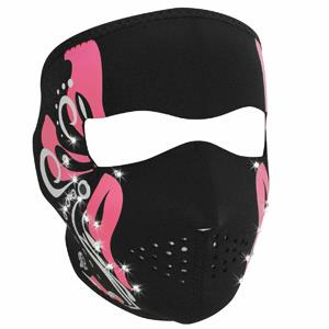 Zan Headgear - Zan Headgear Highway Honeys Womens Full Mask - WNFM020B - Mardi Gras - OSFM
