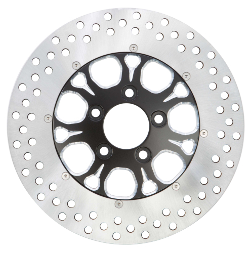 HardDrive - HardDrive Revolver 11.5in. Two-Piece Brake Rotor - Black - F2122AFU115-2P